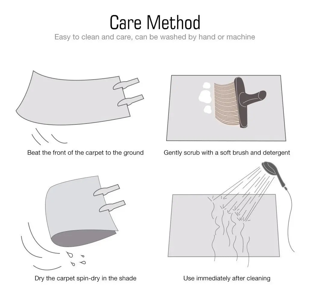 Alfombra Shaggy Gris Claro 100x160cm