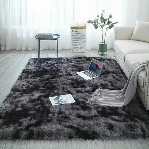 Alfombra Shaggy Gris Obscuro 100x160cm